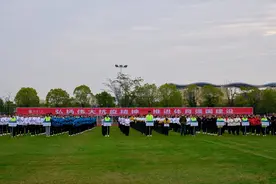 江汉大学成功举办2021年教职工广播体操比赛图片