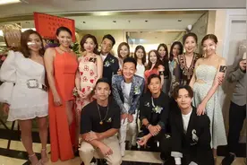开张大吉！TVB爱国小生入行22年荣升做老板，视后携众星到场祝贺图片