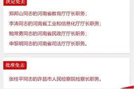 河南省第十三届人大常委会第二十七次会议任免名单图片