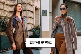 阔腿裤过时了！今年流行的中长大衣，配西装裤，洋气显瘦又高级图片
