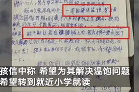 父亲死亡 母亲改嫁 10岁男童写公开信求助 当地政府：已为其申请低保图片