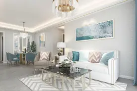 长沙夫妻买下92平米名校学区房，装轻奢风格，儿子同学来家都说好图片