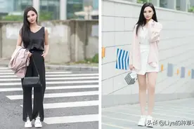 “渣女吊带”这么穿，太洋气了图片
