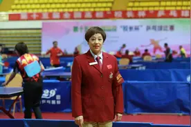 裁判看台｜​马玲：经历地震感恩余生，运动修行无悔乒乓图片