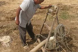 机井不出水，农民灌溉难图片