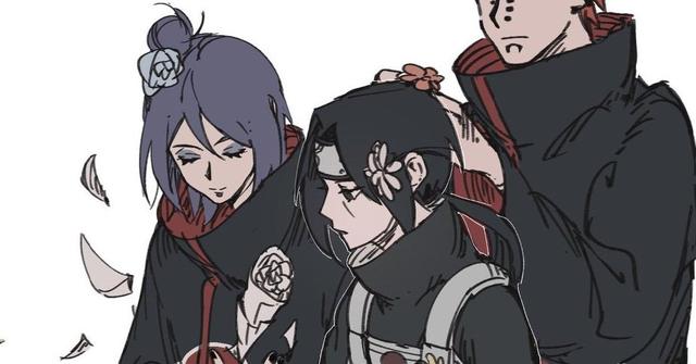 宇智波鼬的甜蜜日常，「晓组织」纷纷献花，这才是火影迷的理想