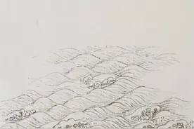 传统工笔山水中常用云的画法图片