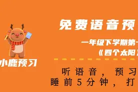语文拔高免费课程：一年级下册第十一课《四个太阳》图片