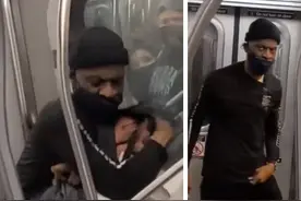 亚裔男子在地铁被非裔暴徒用裸绞勒晕！针对亚裔暴力犯罪愈演愈烈图片