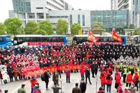 记住这些动人的画面 ​告别武汉！404名吉林医护人员回家啦图片