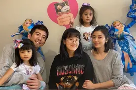 波妞3岁生日，贾静雯大女儿依旧站C位，汪峰大女儿在家可没这待遇图片