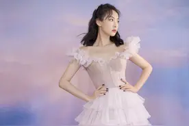 宋茜穿蛋糕裙真漂亮，浑身散发出小公主的气质图片