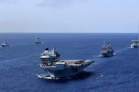 F35挑衅俄舰反被锁定，一个回合丢尽脸面，俄：随时击沉英航母图片