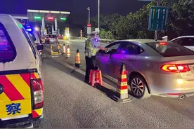 高速公路上酣睡如泥，开车谨防“隔夜醉”——今年以来广州交警查处涉酒驾驶违法行为超过1.7万宗图片
