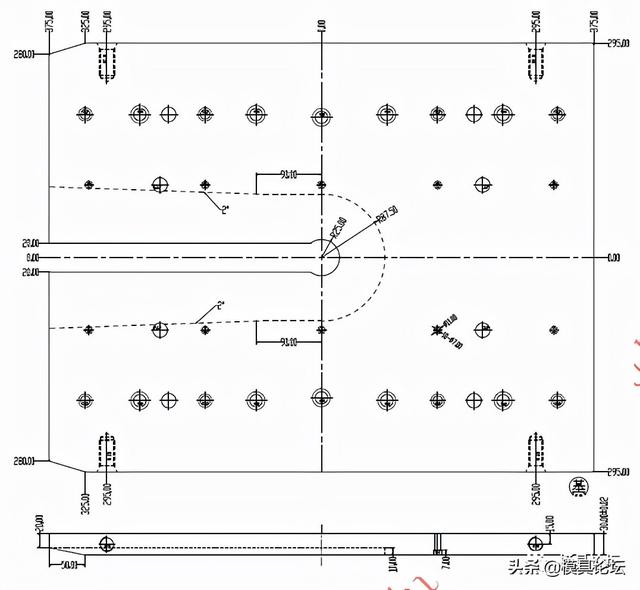 仪表窗面板注塑模具设计+3d