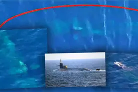 伊朗演习区突现美军核潜艇！可搭载上百枚导弹，会是战前信号吗？图片