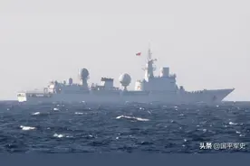 “护身军刀”演习，中方两艘侦察舰前去围观，澳军方感到非常吃惊图片