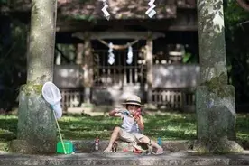 日本一位爸爸给孩子记录的夏天，相信这是宝宝都希望的吧图片
