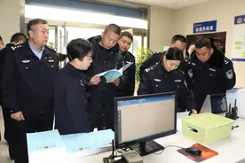 省际交叉检查组莅临澄城县公安局检查指导执法规范化建设工作图片