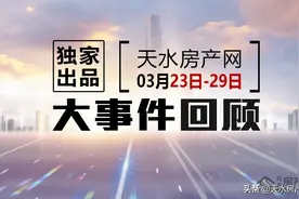 【一周楼市】天水新楼盘加快面世、617亩商住用地待出让图片