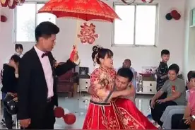 安徽一女子出嫁8个哥哥2个弟弟暖心来守护，网友：娘家人最好祝福图片