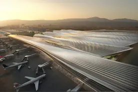 深圳宝安国际机场四号航站楼设计方案公布，一万平米大花园图片