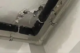 新房怎会如此，通宇林景尊园屋顶竟是千疮百孔图片