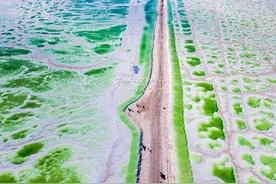 半百夫妻摩旅青海翡翠湖图片