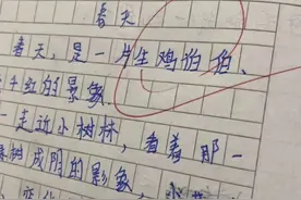 倒数第一学生成语填空走红，语文包含“数学”，老师看后脸黑了图片