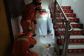 眼镜蛇闯入民房，楼梯间还留下蜕皮！消防“打草惊蛇”成功抓获放生图片