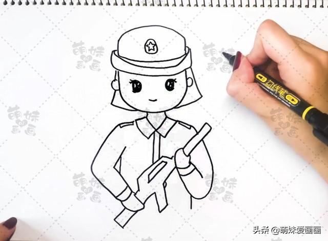 国庆节学画卡通人物简笔画，你喜欢哪一个呢？