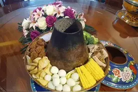 沸腾鲜美的土火锅，乡愁里的祁连冬味图片