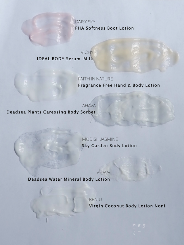 夏季身体乳哪个好用