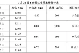 巢湖水位有望在今日下降至13.00m！图片