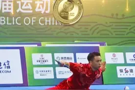 十四运会武术套路男子个人全能项目，江苏队江苏选手吴照华夺得冠军图片