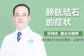 膀胱结石的症状视频封面