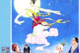 聊斋志异连环画《崂山道士》3，王七学无所成，得穿墙术一法下山图片