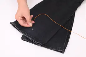 阔裤裤子太宽不用剪，教你一招搞定，大裤腿变小裤腿，方法厉害了视频封面