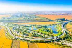 盘锦·盘海营高速与盘锦疏港高速互通桥图片