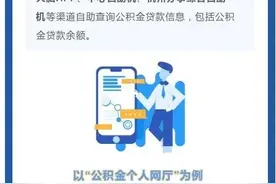 公积金贷款余额，自助查询方便快捷图片
