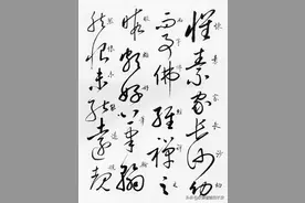 启功老先生生写大草，临怀素《自叙帖》图片