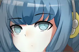 《弹丸论破》月光原美彩，动漫全面屏壁纸，三代里最萌的女孩图片