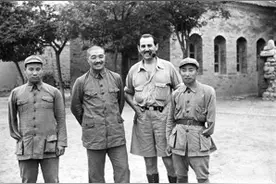 独臂上将彭绍辉、贺炳炎图片