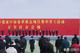张家口万全区20个重点项目集中开工！总投资百亿元图片