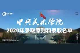 中央美术学院2020年录取原则和录取名单图片