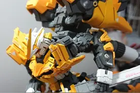 红异端高达模型换色改造，《鬼灭之刃》善逸专用高达图片