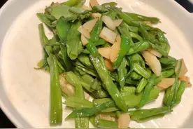 湖北人最家常的竹叶菜，两种吃法，一顿搞定，哪种是您的最爱呢？图片