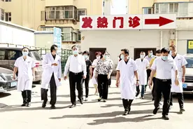 太原市万柏林区：杨俊民深入区医疗集团中心医院调研医院建设和发展情况图片