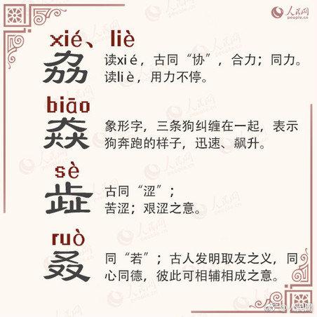 加强版“三叠字”，你会念嘛？