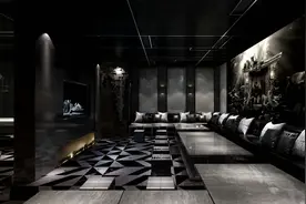 「上海大型娱乐会所」现代时尚工业风KTV酒吧娱乐会所图片